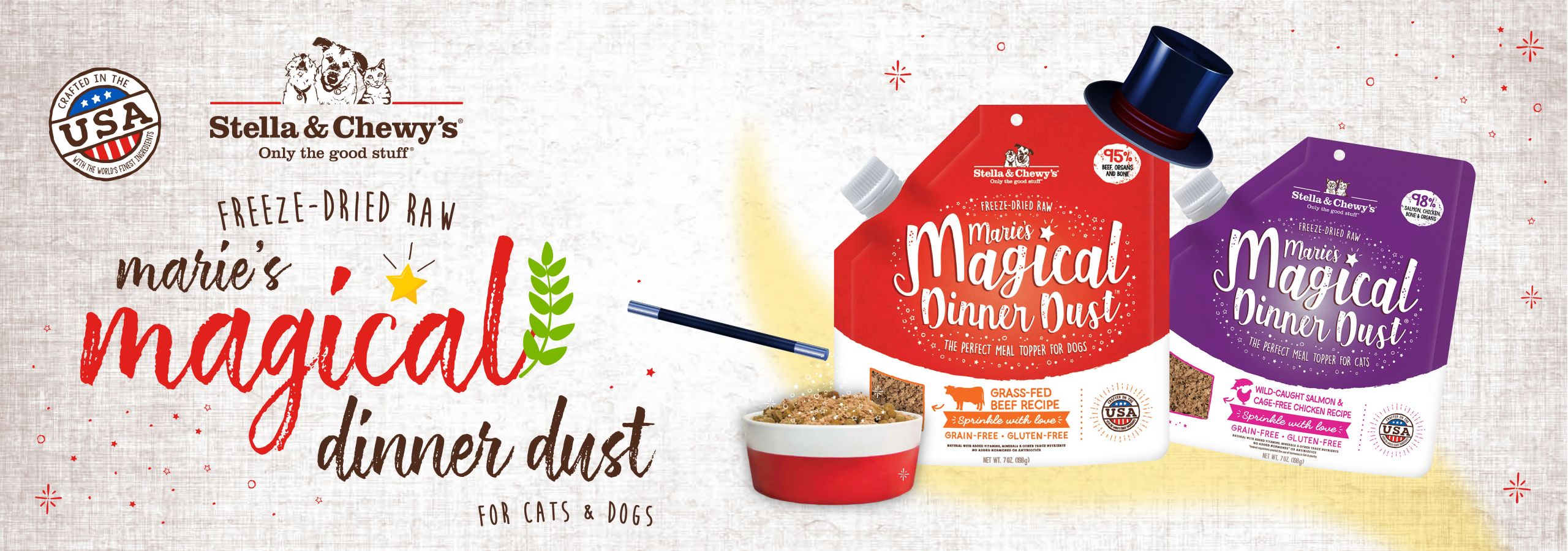 Stella & Chewy's Magical Dinner Dust Food Topper