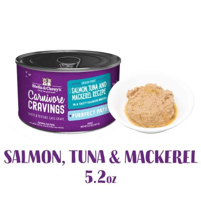 S&C Cat CC Cans_Pate_Salmon, Tuna & Mackerel 5.2oz